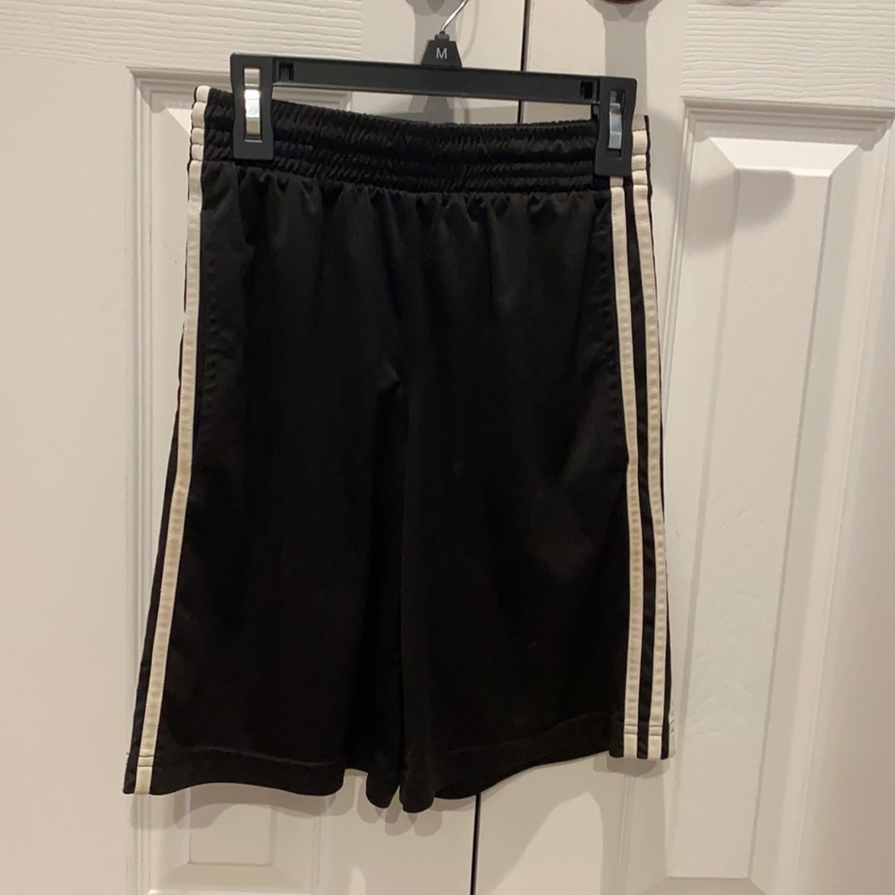 ‼️boys black adidas track shorts